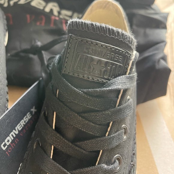 NEW JOHN VARVATOS CONVERSE LEATHER TURTLE SNEAKERS - Picture 5 of 13